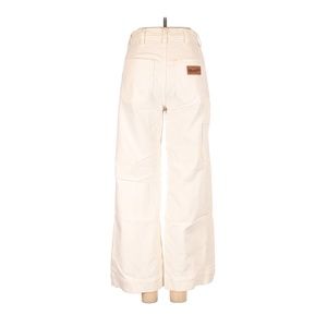Wrangler wide leg white jeans